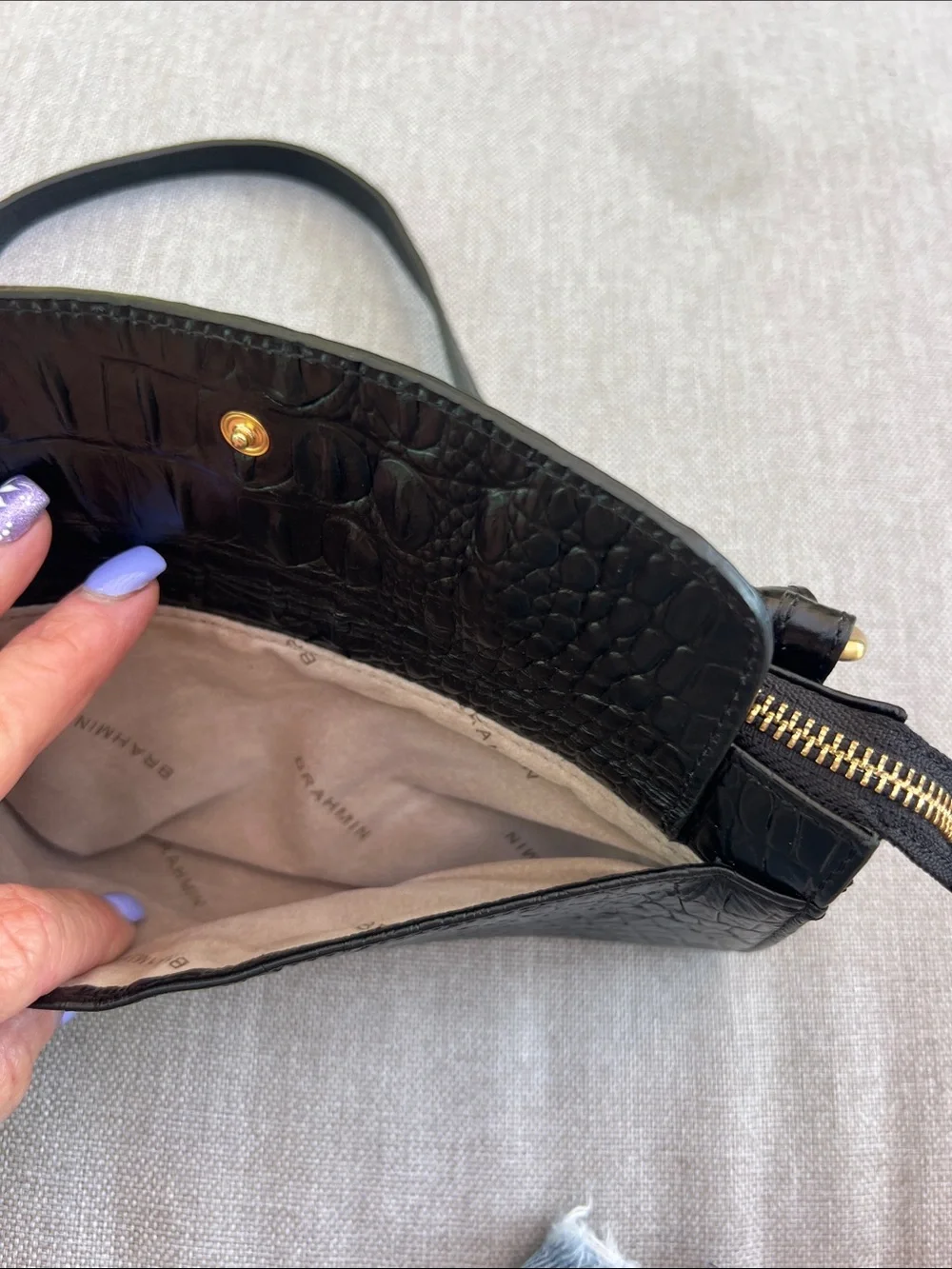 Brahmin sleek wristlet